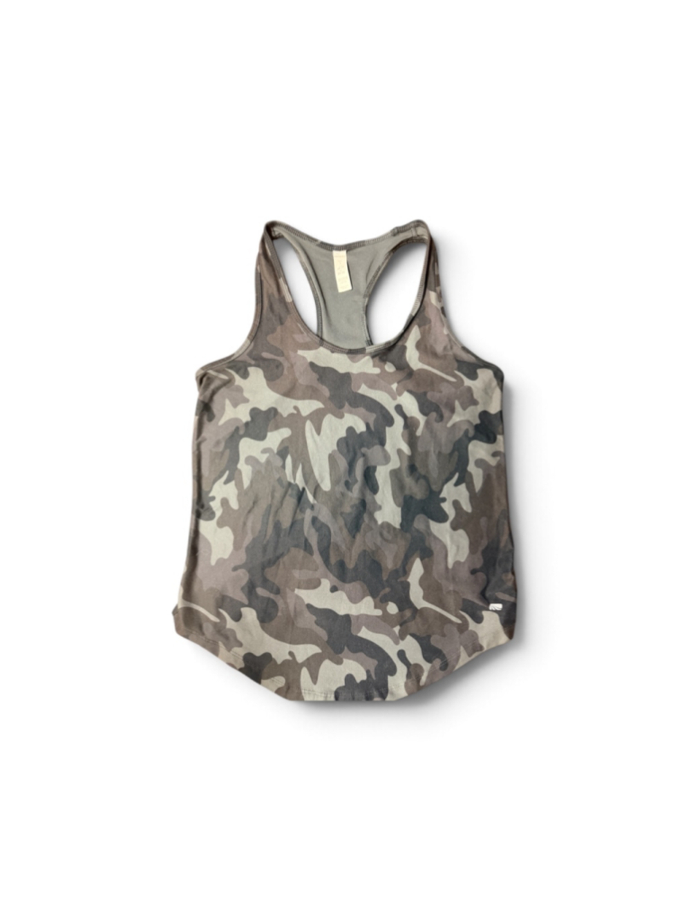Marika Camo Print Racerback Tank Top Women’s Size Small